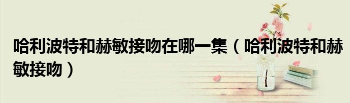 哈利波特和赫敏接吻在哪一集(哈利波特和赫敏接吻)