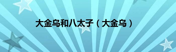 大金乌和八太子（大金乌）