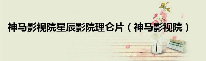 神马影视院星辰影院理仑片(神马影视院)