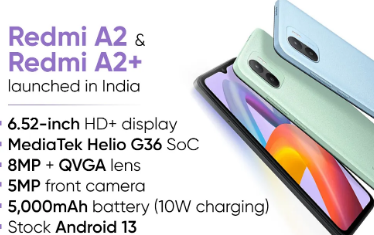 Redmi A2和RedmiA2+是最新的入门级智能手机