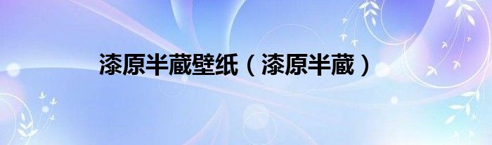 漆原半蔵壁纸(漆原半蔵)