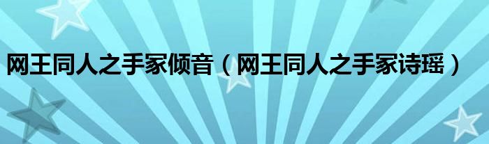 网王同人之手冢倾音(网王同人之手冢诗瑶)