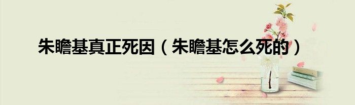 朱瞻基真正死因(朱瞻基怎么死的)