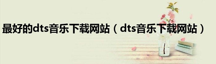 最好的dts音乐下载网站(dts音乐下载网站)