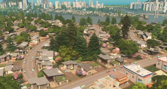 城市天际线玩家建造了亿万富翁的岛屿并向其投下流星