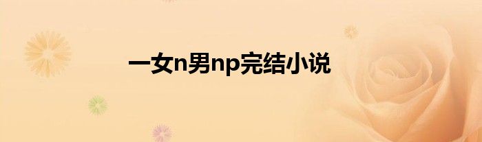 一女n男np完结小说