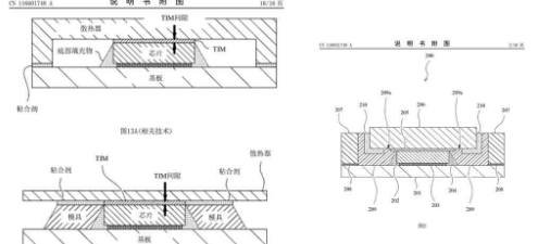 华为专利倒装芯片封装技术用于CPU GPU热管理