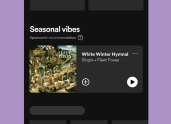 Spotify将在你的主页上推广他们的音乐