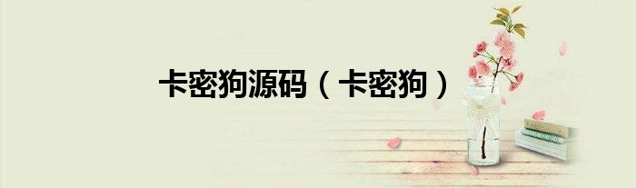 卡密狗源码（卡密狗）