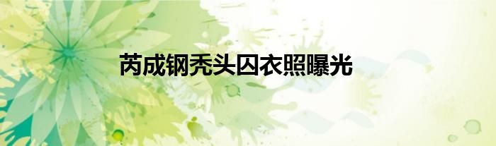 芮成钢秃头囚衣照曝光
