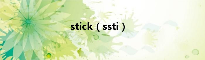 stick(ssti)