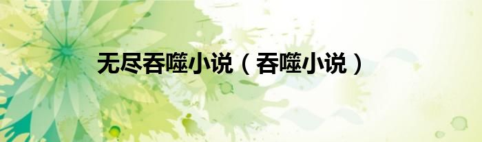 无尽吞噬小说（吞噬小说）
