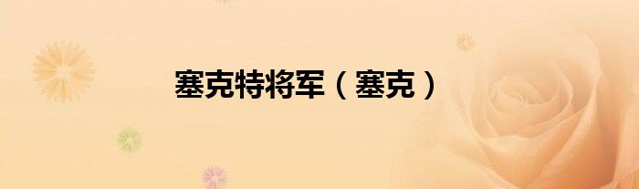塞克特将军（塞克）