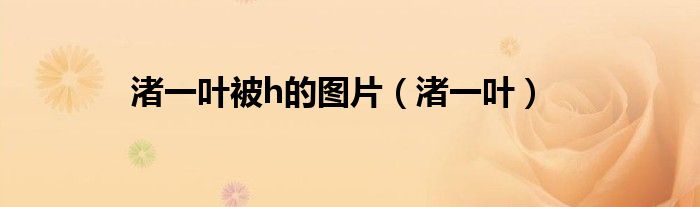 渚一叶被h的图片(渚一叶)