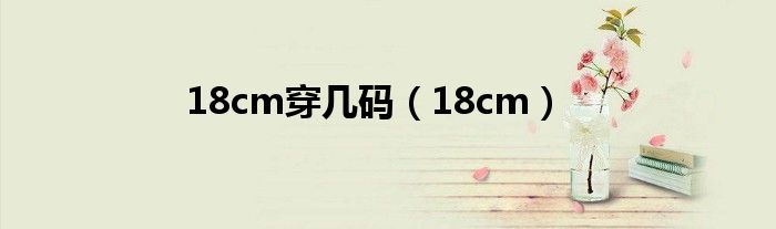 18cm穿几码(18cm)