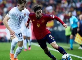 西班牙击败挪威与苏格兰一起晋级2024年欧洲杯