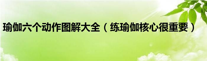 瑜伽六个动作图解大全(练瑜伽核心很重要)