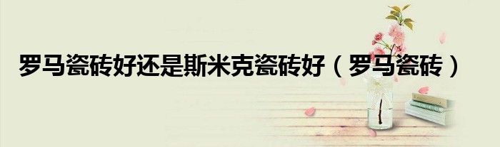 罗马瓷砖好还是斯米克瓷砖好(罗马瓷砖)