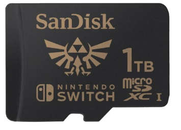 以史上最低价格购买带有塞尔达传说标志的Sandisk 1TB microSD卡