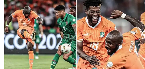 塞科福法纳攻入2023年非洲杯首球科特迪瓦击败几内亚比绍