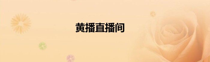 黄播直播间