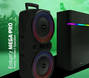 Entun'z Mega Pro双筒派对扬声器推出起价5999卢比