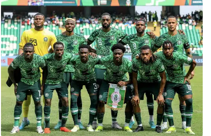 尼日利亚超级老鹰队首发阵容对阵喀麦隆