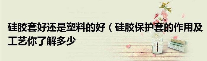 硅胶套好还是塑料的好（硅胶保护套的作用及工艺你了解多少