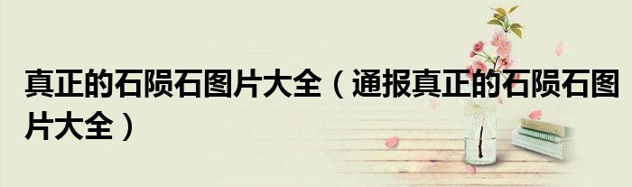 真正的石陨石图片大全(通报真正的石陨石图片大全)