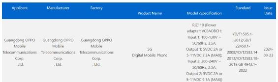 OnePlus 13将于10月发布100W充电通过3C认证