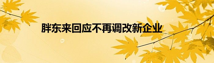 胖东来回应不再调改新企业