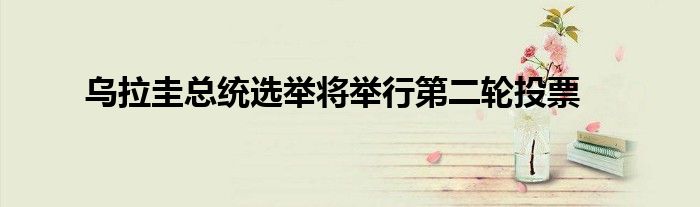 乌拉圭总统选举将举行第二轮投票