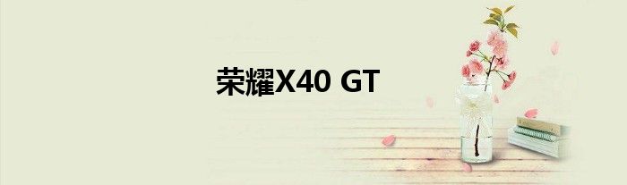 荣耀X40 GT
