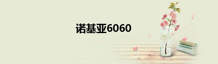 诺基亚6060